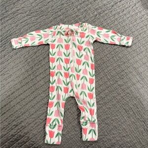 Monica and Andy Cotton Zip Pajamas